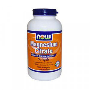 Now Magnesium Citrate 180 sgels