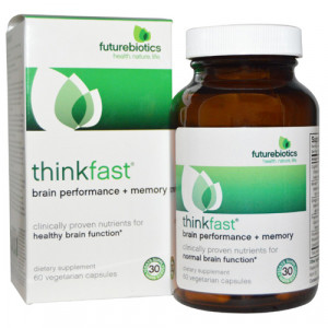Futurebiotics ThinkFast - Brain Performance plus Memory 60 vcaps - astronutrition.com 