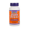 NOW Vitamin D-3 and K-2 120 vcaps