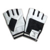 RTO Workout Gloves  White/Black - Medium - 2 glove