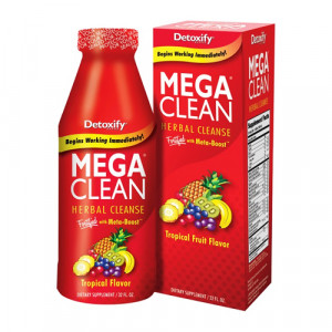 Detoxify  Mega Clean - Herbal Cleanse Tropical Fruit - 32 fl.oz