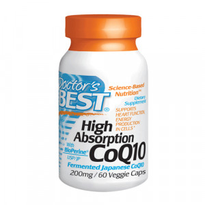 Doctor's Best High Absorption CoQ10 w/ Bioperine (200mg) 60 vcaps