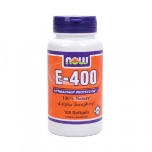 Now E-400 (d-alpha Tocopheryl) 100 sgels
