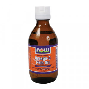 Now Omega-3 Fish Oil Lemon Flavored 7 fl.oz