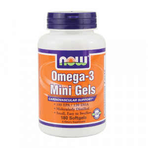 Now Omega-3 Mini Gels 180 sgels 