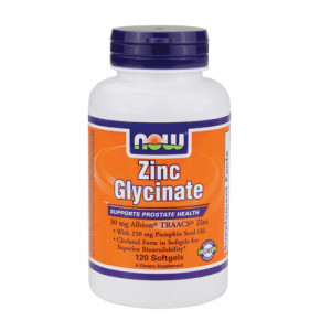 Now Zinc Glycinate 120 sgels