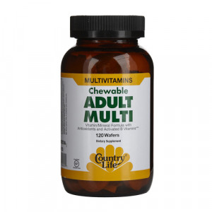 Country Life Chewable Adult Multi 120 wafrs