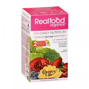 Country Life Real Food Organics Her Daily Nutrition 120 tabs