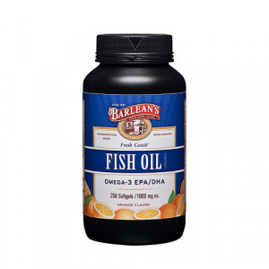 Barlean's Fresh Catch Fish Oil Orange 250 sgels