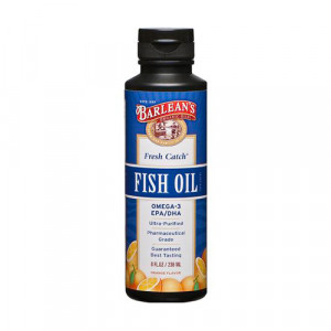 Barlean's Fresh Catch Fish Oil Liquid Orange 8 fl.oz