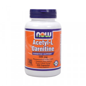 NOW Acetyl-L Carnitine (500mg) 200 caps