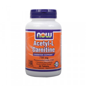NOW Acetyl-L Carnitine (750mg) 90 tabs