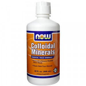 NOW Colloidal Minerals Reduced Heavy Metals 32 fl.oz