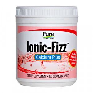 Pure Essence Labs® Ionic-Fizz Calcium Plus Raspberry Lemonade - 15 oz