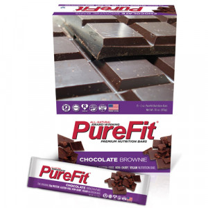 PureFit Nutrition Bar Chocolate Brownie - 15 bars - Astronutrition.com