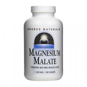 Source Naturals Magnesium Malate - 180 tabs