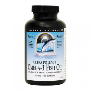 Source Naturals Ultra Potency Omega-3 Fish Oil (850mg) - 120 sofgels