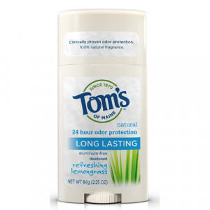 Tom’s Of Maine Deodorant Stick Long-Lasting Care Lemongrass - 2.25 oz  - astronutrition.com